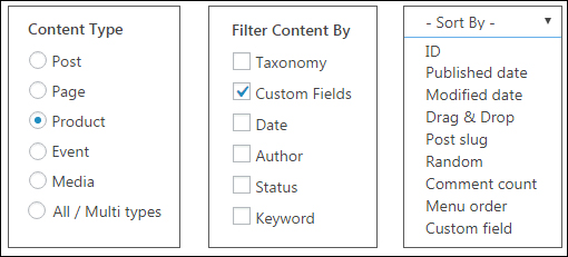 Create customized views to display content on your WordPress site