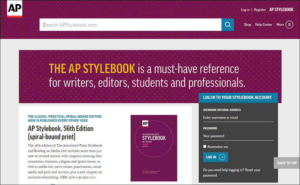 Content Editing Tools - The Associated Press Stylebook