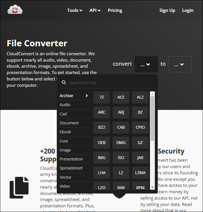 Cloud Convert - File Converter