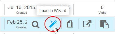 Load individual links into the wizard