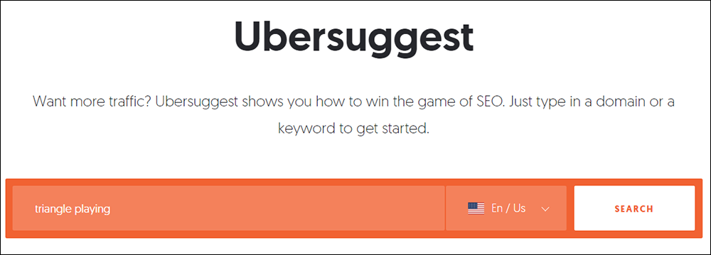 Ubersuggest